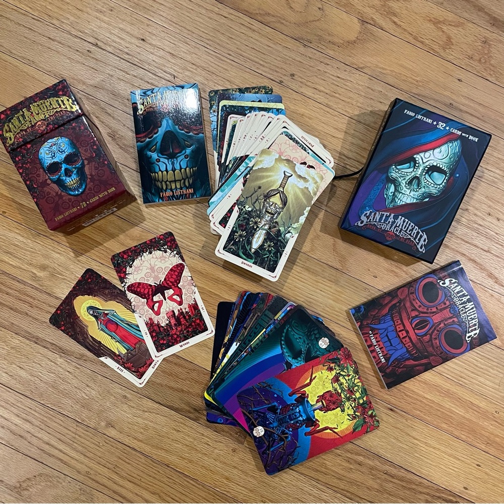 Santa muerta tarot and oracle decks (two decks!) lo scarabo